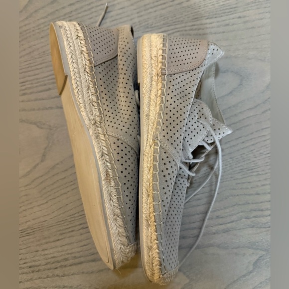 Dolce Vita Perforated Suede Espadrille Sneakers - Tan - Size 8.5 - Picture 2 of 6